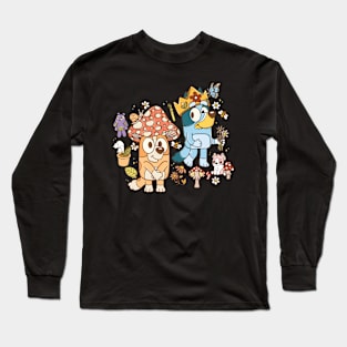 Bluey King Bingo Mushroom Long Sleeve T-Shirt